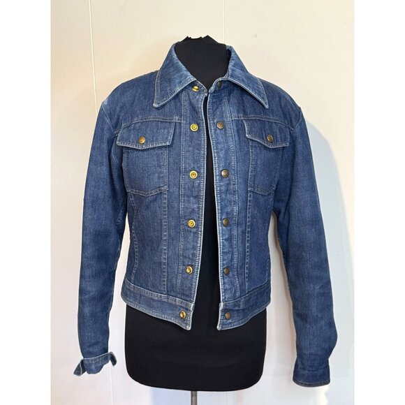 Eddie Bauer Expedition Quilted-Lined Denim Jacket – Made in USA – See Measure - Picture 1 of 15